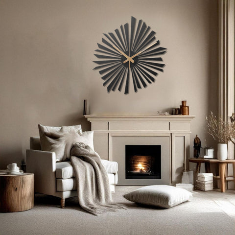 Spontaneous Metal Wall Clock