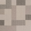 Loop Geometric Area Rug – Taupe & Gray