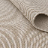Looped Modern Area Rug – Cream 2 – texture close-up