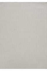 Looped Modern Area Rug – White
