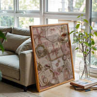 Love Letter Era Quote Home Art Retro Letter Writing Décor Poster Print