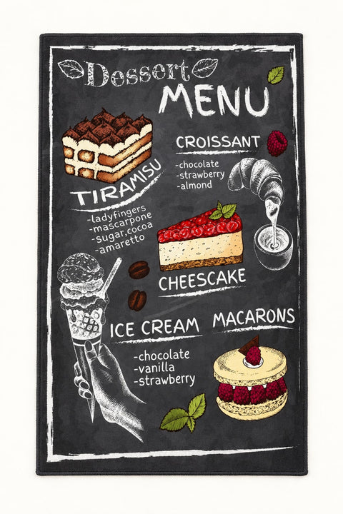 Macaron Modern Kitchen Rug