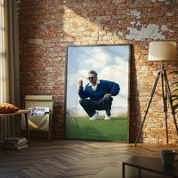 Malbon Golf Editorial Print | Minimal Golf Wall Poster for Sports Lovers