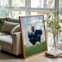 Malbon Golf Editorial Print | Minimal Golf Wall Poster for Sports Lovers