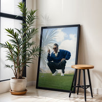 Malbon Golf Editorial Print | Minimal Golf Wall Poster for Sports Lovers