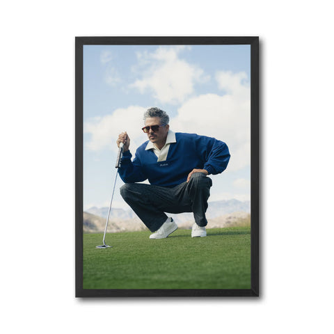 Malbon Golf Editorial Print | Minimal Golf Wall Poster for Sports Lovers