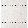 Malta Scandinavian Area Rug – Cream & Black 1