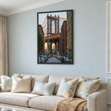 Manhattan Bridge Modern Wall Art – New York City Street Photography