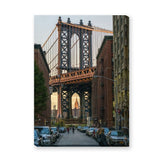 Manhattan Bridge Modern Wall Art – New York City Street Photography