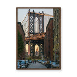 Manhattan Bridge Modern Wall Art – New York City Street Photography