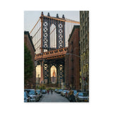 Manhattan Bridge Modern Wall Art – New York City Street Photography