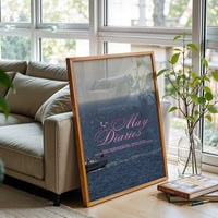 May Diaries Quote Aesthetic Ocean Print – Understated Home Art