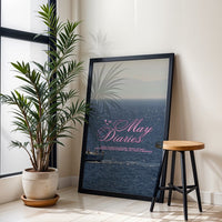 May Diaries Quote Aesthetic Ocean Print – Understated Home Art