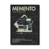 Memento Movie Typography Wall Art – Vintage Polaroid Film Print