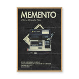 Memento Movie Typography Wall Art – Vintage Polaroid Film Print