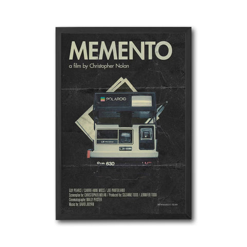 Memento Heritage Movie Wall Poster Wall Décor – Christopher Nolan Polaroid Print