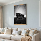 Mercedes G-Class Modern Wall Art – Black SUV Snow Photography
