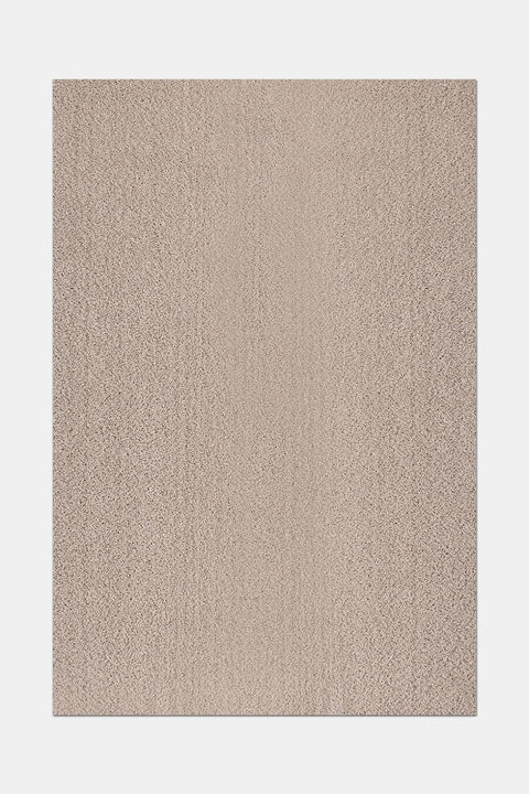 Mest Modern Plush Area Rug – Beige