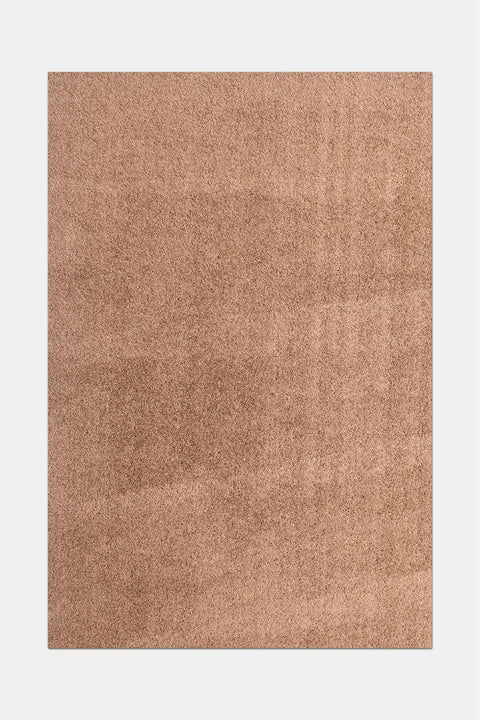 Mest Modern Plush Area Rug – Brown