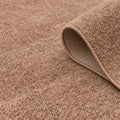 Mest Modern Plush Area Rug – Brown – texture close-up