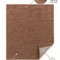 Mest Modern Plush Area Rug – Dark Brown – features