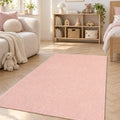 Mest Modern Plush Area Rug – Pink in a nursery