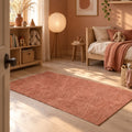 Mest Modern Plush Area Rug – Salmon in a nursery