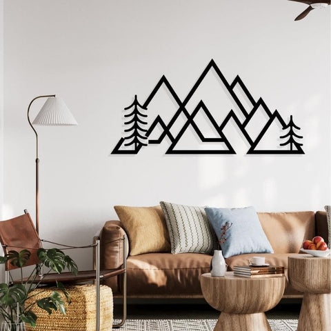 Mountain Metal Wall Art