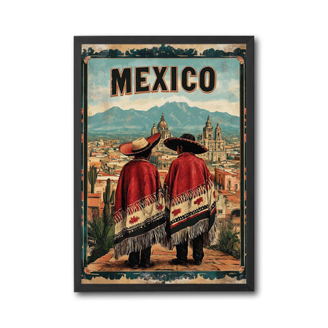MEXICO Heritage Travel Décor Poster Wall Poster