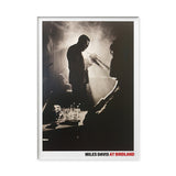 Miles Davis Vintage Typography Wall Art – Smoky Birdland Jazz Print