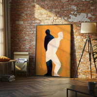 Simple Expressive Human Silhouettes Wall Décor Wall Poster
