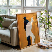 Simple Expressive Human Silhouettes Wall Décor Wall Poster