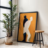Simple Expressive Human Silhouettes Wall Décor Wall Poster