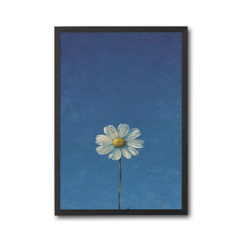 Minimal Daisy Flower Wall Décor, Minimal Botanical Wall Poster for Home Decor