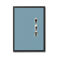 Understated Figure Sequence Décor Poster | Mid Century Minimal Poster | Minimalist Poster | Retro Décor Print | Home Art | Minimalist Home Decor