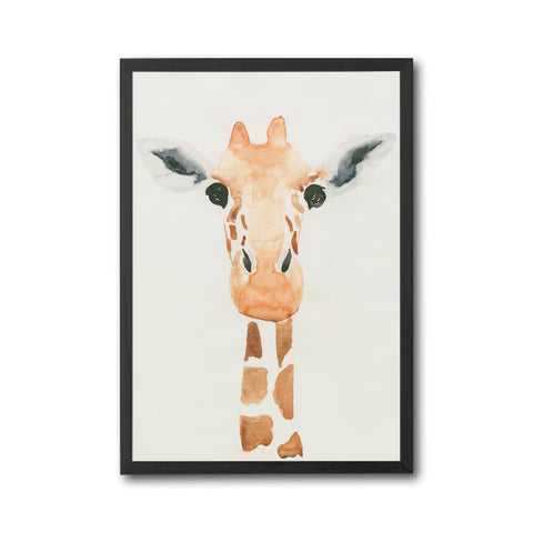 Simple Giraffe Watercolor Wall Print Wall Poster