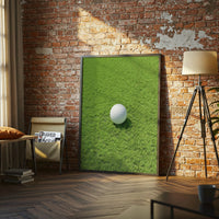 Simple Golf Ball Wall Poster – Minimal Golf Wall Décor for Home or Office