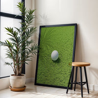 Simple Golf Ball Wall Poster – Minimal Golf Wall Décor for Home or Office