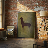 Minimal Horse Silhouette Wall Poster – Sleek Black and White Wall Poster