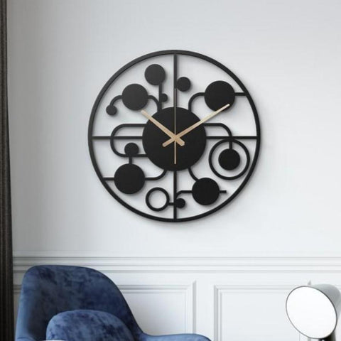 Large Lounge Metal Wall Clock