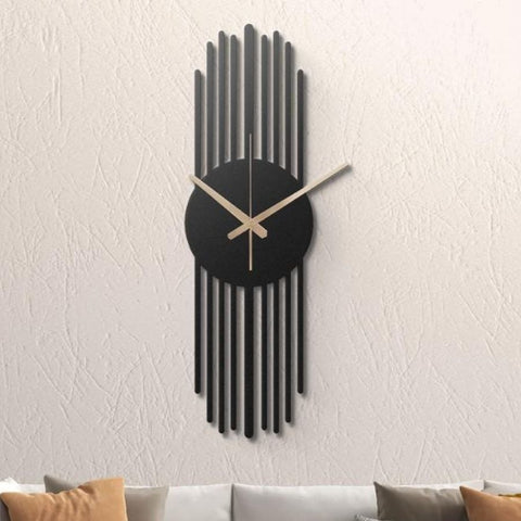 Large Metal Wall Clock for Living Room