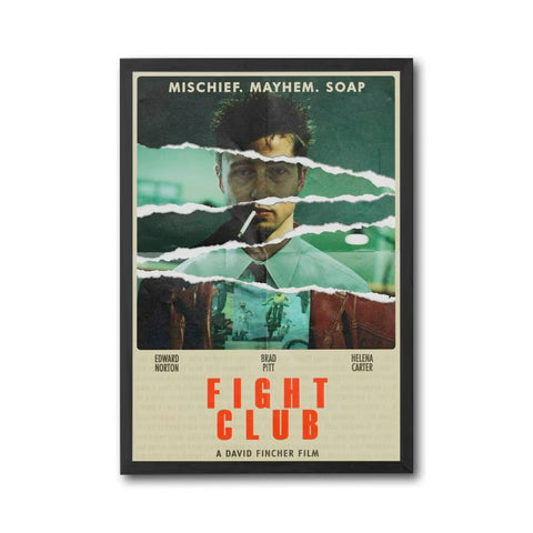 Mischief Mayhem Soap Fight Club Heritage Movie Print Wall Print
