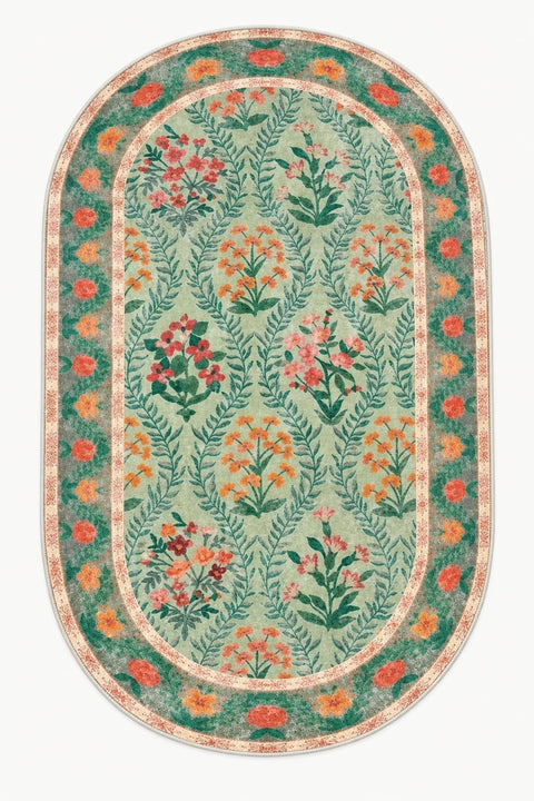 Mitos Ethnic Vintage Area Rug – Orange