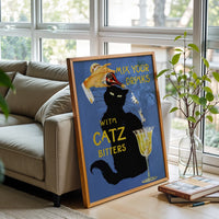 Mix Your Drinks with Catz Bitters Nostalgic Décor Poster Wall Print