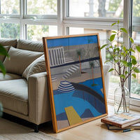 Sleek Architectural Landscape Minimal Wall Poster Home Art