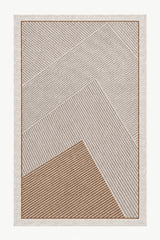 Modern Kitchen Area Rug – Brown