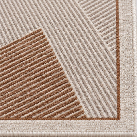 Modern Kitchen Area Rug – Brown – texture close-up