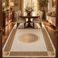 Modern Printed Area Rug in a dining room