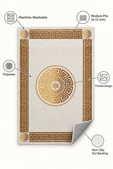 Modern Printed Area Rug – features