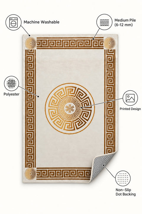 Modern Printed Area Rug – features